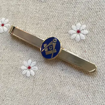100шт синяя эмаль франкмасонский галстук-перекладина квадрат и компас масонские зажимы для галстуков металлические поделки подарки для бесплатной кладки булавки-застежки
