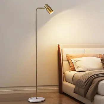 Светодиодные торшеры для гостиной Диван-торшер Дистанционное управление приглушением окружающего освещения Прикроватный светильник для спальни Украшение дома