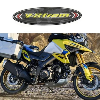 2 штуки мягких клейких 3D-декоративных наклеек для модификации мотоцикла, водонепроницаемых для SUZUKI V-STROM 250 650 1050 наклеек