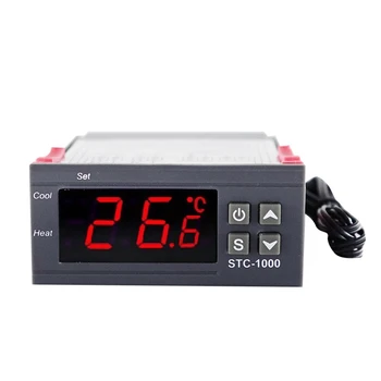 Светодиодный цифровой регулятор температуры STC-1000 AC 110-220 В 10A для обогревателя Морозильной камеры Холодильника